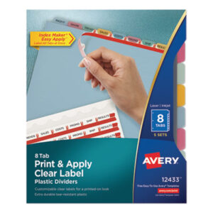 AVERY; Binder Index; Divider; Index Maker; Indexes; Ring Binder Indexes; Subject Divider; Tab; Tab Divider; Tabs; 8 tab; index dividers; eight tab; Recordkeeping; Filing; Systems; Cataloging; Classification