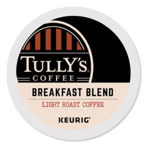 K-Cup; K-Cups; Kcup; Kcups; Beverage; Beverages; Tully&apos;s Coffee; Breakfast Blend Coffee Breakfast Blend; Coffee; Light Roast; Cinnamon Roast; Half City Roast; New England Roast; Keurig; Single Cup; Singles; Drinks; Breakrooms; Vending; Hospitality; Lounges