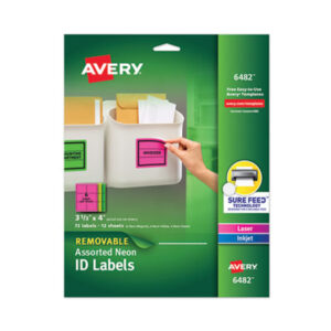 Identifications; Classifications; Stickers; Shipping; Receiving; Mailrooms; Avery; Removable; Color-Coding Labels