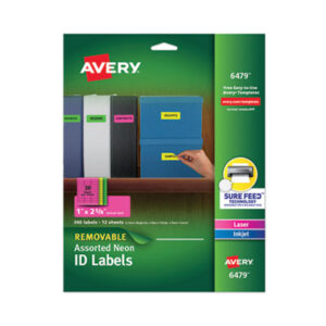 Identifications; Classifications; Stickers; Shipping; Receiving; Mailrooms; Avery; Removable; Color-Coding Labels