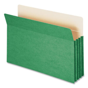 (SMD74226)SMD 74226 – Colored File Pockets, 3.5" Expansion, Legal Size, Green by SMEAD MANUFACTURING CO. (1/EA)