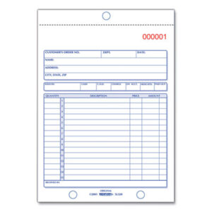 Carbonless; Cash Sales; Form; Forms; Numbered; Order Book; Receipt; REDIFORM; Sales; Sales Book; Sales Forms; Paperwork; Records; Documents; Pre-Printed; Record-Keeping