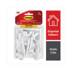 3M; Hangers/Hooks; Hangers/Hooks-Hook; Clothing; Storage; Closets; Cloakrooms; Coats; Clothes