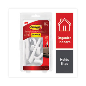 3M; Hangers/Hooks; Hangers/Hooks-Hook; Clothing; Storage; Closets; Cloakrooms; Coats; Clothes