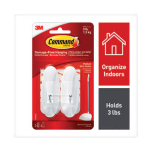 3M; Hangers/Hooks; Hangers/Hooks-Hook; Clothing; Storage; Closets; Cloakrooms; Coats; Clothes