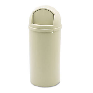 Rubbermaid® Commercial; RUBBERMAID COMMERCIAL PROD.; Waste Receptacles; Container; Fire Safe Waste Receptacles; Marshal; Receptacle; Refuse Containers & Liners; Trash Cans; Waste; Waste Can; Waste Containers; Dumpster; Kitchen Bin; Litter; Dustbin; Junk; Trash; Garbage; RUB816000BG; RUB816088BEIGE