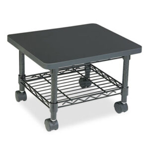 Black; Cart; Carts & Stands; Computer Furniture; Equipment Carts/Stands; Fax/Printer Stand; Furniture; Inkjet Printer; Laser Printer; Machine Cart; Machine Stand; Mobile; Office Machine; Office Machine Stand; Printer Stand; Printer/Copier Stand; Printer/Fax Stand; Stand; Steel; Under Desk; Worksurfaces; Pedestals; Platforms; Dollies; Trolleys; Safco