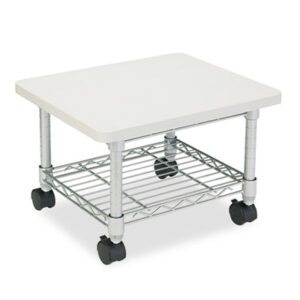 Cart; Carts & Stands; Computer Furniture; Equipment Carts/Stands; Fax/Printer Stand; Furniture; Gray; Inkjet Printer; Laser Printer; Machine Cart; Machine Stand; Mobile; Office Machine; Office Machine Stand; Printer Stand; Printer/Copier Stand; Printer/Fax Stand; Stand; Steel; Under Desk; Worksurfaces; Pedestals; Platforms; Dollies; Trolleys; Safco