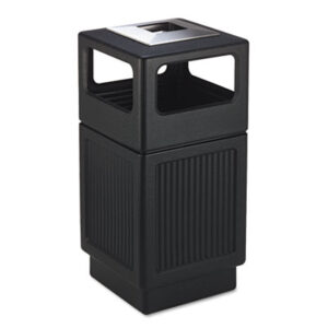 38-Gallon Receptacle; Ashu Urn Receptacle; Outdoor Receptacles; Receptacle; Refuse Containers & Liners; SAFCO; Side Opening Receptacle; Trash Cans; Trophy Collection; Trophy Receptacles; Waste Containers; Waste Receptacle; Dumpster; Kitchen Bin; Litter; Dustbin; Junk; Trash; Garbage