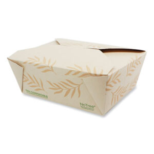 Paper Takeout Containers; Folded Paper Takeout Containers; Compostable Paper Containers; Compostable Tableware; Compostable Food Service; Biodegradable Food Service; Biodegradable Containers; 100% Compostable; Made From Plants