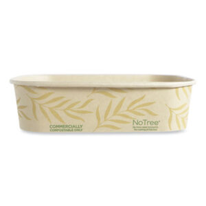 Paper Containers; Rectangular; Compostable Paper Containers; Compostable Tableware; Compostable Food Service; Biodegradable Food Service; Biodegradable Containers; 100% Compostable; Made From Plants