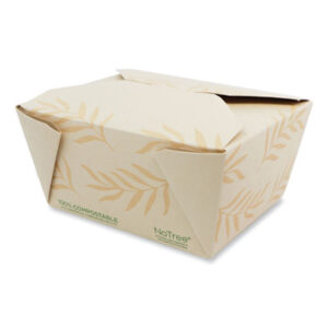 Paper Takeout Containers; Folded Paper Takeout Containers; Compostable Paper Containers; Compostable Tableware; Compostable Food Service; Biodegradable Food Service; Biodegradable Containers; 100% Compostable; Made From Plants