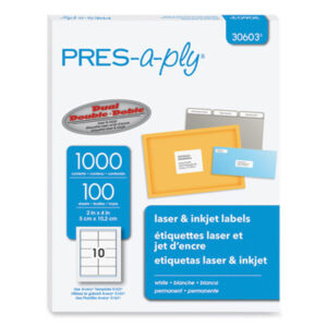 PRES-a-ply; Labels; Label Makers; Tags & Stamps; Labels; Multi-Purpose; Shipping; Identifications; Classifications; Stickers; Receiving; Mailrooms; AVERY