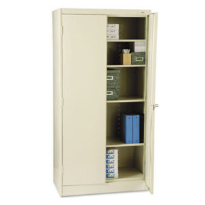 72" High; Cabinet; Cabinets; Easy-to-Assemble; Furniture; Putty; Steel; Storage; Storage Cabinets; Supply/Utility; Compartments; Closets; Repositories; Depositories; Receptacles; Cubbies; Tennsco