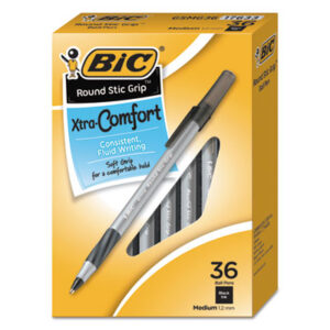 Ballpoint; Stic Grip Pen; Ultra; Round; Writing; Instruments; Utensils; Inkers; Schools; Education; Students; Easy Glide