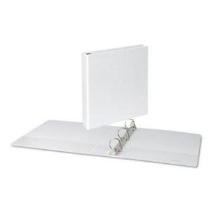 (UNV20744)UNV 20744 – Slant D-Ring View Binder, 3 Rings, 1.5" Capacity, 11 x 8.5, White by UNIVERSAL OFFICE PRODUCTS (1/EA)