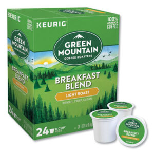 K-Cup; K-Cups; Kcup; Kcups; Beverage; Beverages; Coffee; Breakfast Blend; Gourmet; Green Mountain; Keurig; Keurig Brewing System; Single Cup; Green Mountain Coffee Roasters Breakfast Blend Coffee Drinks; Breakrooms; Vending; Hospitality; Lounges