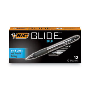 Ballpoint; Ballpoint Pen; BIC; Blue Ink; Medium Point; Pen; Pens; Retractable; Velocity; Writing; Instruments; Utensils; Inkers; Schools; Education; Students;easy glide