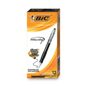 Ballpoint; Ballpoint Pen; BIC; Blue Ink; Medium Point; Pen; Pens; Retractable; Velocity; Writing; Instruments; Utensils; Inkers; Schools; Education; Students;easy glide