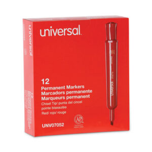 Universal; Chisel Tip Permanent Marker; Writing; Utensil; Arts; Crafts; Education; Schools; Classrooms; Teachers; Students; ITA33328