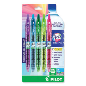 Be; Green; Gel; Pen; Recycled; Bottles; B2P; Writing Instruments; Education; Students; Schools; Inkers; Ink; Refillable; Office