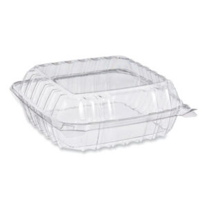 (DCCPET90PST1)DCC PET90PST1 – ClearSeal Hinged-Lid Plastic Containers, 8.22w x 3.02h, Clear, Plastic, 250/Carton by DART (250/CT)