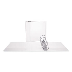(UNV20994)UNV 20994 – Slant D-Ring View Binder, 3 Rings, 4" Capacity, 11 x 8.5, White by UNIVERSAL OFFICE PRODUCTS (1/EA)
