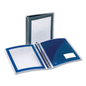 1 inch Capacity; AVERY; Binders; Black; Display; Display Binder; Flexi-View; Presentation Binder; Presentation Book; Presentation/View; Round-Ring; View Binder; Notebooks; Rings; Portfolios; Loose-Leaf; Schools; Education; Classrooms