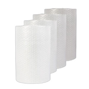 (UNV4087870)UNV 4087870 – Bubble Packaging, 0.31" Thick, 12" x 125 ft, Perforated Every 12", Clear, 4/Carton by UNIVERSAL OFFICE PRODUCTS (4/CT)