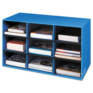 9 Compartments; Blue; FELLOWES; Desktop Organizer; Classroom; Compartments