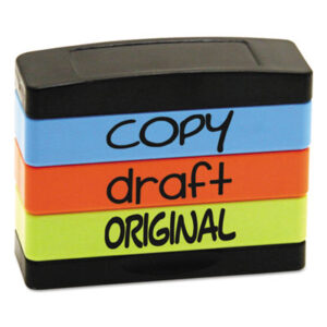 Stamp-Ever; Stack Stamp; Pre-Inked; Imprints; Impressions; Labeling; Desktop; Inkers