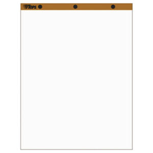 27 x 34; Chart Paper; Easel; Easel Pad; Flip Chart Pad; Pads; Presentation Easel Pads; Writing; Writing Pad; Presentations; Unruled; TOPS; White; Tablets; Booklets; Schools; Education; Classrooms; Students
