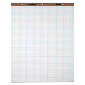 (TOP7900)TOP 7900 – Easel Pads, Quadrille Rule (1 sq/in), 27 x 34, White, 50 Sheets, 4/Carton by TOPS BUSINESS FORMS (4/CT)