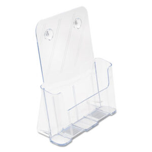 (DEF77001)DEF 77001 – DocuHolder for Countertop/Wall-Mount, Magazine, 9.25w x 3.75d x 10.75h, Clear by DEFLECTO CORPORATION (1/EA)