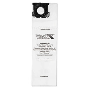 VacFX; ACP Filtration; Vacuum Bags; Filter Bags; Windsor Sensor; Windsor Sensor XP12; Windsor Versamatic Plus