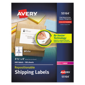 Address; Shipping; Labels; Identifications; Classifications; Stickers; Receiving; Mailrooms; AVERY