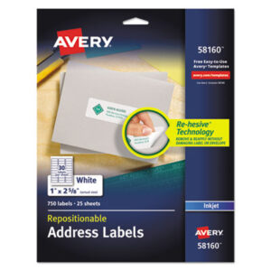 Address; Shipping; Labels; Identifications; Classifications; Stickers; Receiving; Mailrooms; AVERY