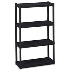 Four Shelves; Plastic; Polypropylene Plastic; Rough &apos;n&apos; Ready; Shelf; Shelves; Shelving Unit; Storage; Supply; Utility; Racks; Ledges; Trestles; Furniture; Books; Resin; Iceberg; Iceberg