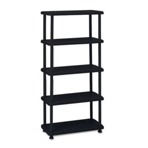 Five Shelves; Plastic; Polypropylene Plastic; Rough &apos;n&apos; Ready; Shelf; Shelves; Shelving Unit; Storage; Supply; Utility; Racks; Ledges; Trestles; Furniture; Books; Resin; Iceberg