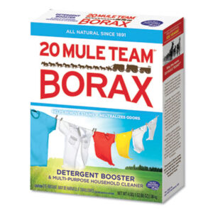 Borax; Mule; Laundry; Clothing; Fabric; Laundry Booster; Maintenance; Facilities; Upkeep; Restroom; Kitchen; Cleansers