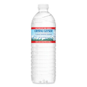 Bottled Water; Crystal Geyser; crystalgeyser; bottlewater; Water; Alpine-Spring-Water; Spring-Water; Still-Water; Drinks; Fluids; Hydration; Libations; Refreshments; Multiple-Serving-Container