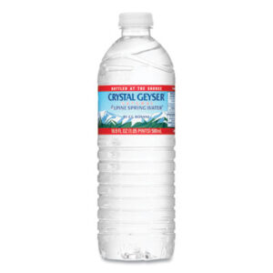 Bottled Water; Crystal Geyser; bottlewater; crystalgeyser; Water; Alpine; Spring Water; H2O; Drinks; Beverages; Breakrooms; Vending; Hospitality; Lounges; single-serve-container