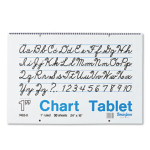 Chart; Chart Tablet; Ruled; Spiralbound; Two-Hole Punched; Tablets; Booklets; Schools; Education; Classrooms; Students; Pacon