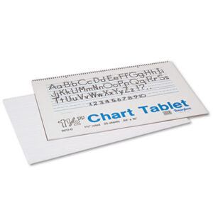 Chart; Chart Tablet; Ruled; Spiralbound; Two-Hole Punched; Tablets; Booklets; Schools; Education; Classrooms; Students; Pacon