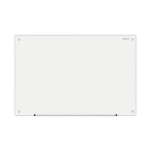 (UNV43232)UNV 43232 – Frameless Glass Marker Board, 36 x 24, White Surface by UNIVERSAL OFFICE PRODUCTS (1/EA)