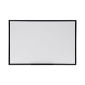 (UNV43628)UNV 43628 – Design Series Deluxe Dry Erase Board, 36 x 24, White Surface, Black Anodized Aluminum Frame by UNIVERSAL OFFICE PRODUCTS (1/EA)