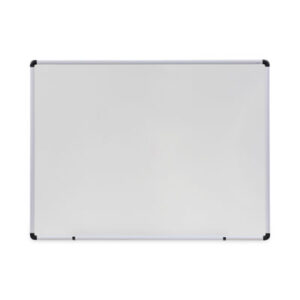 (UNV43724)UNV 43724 – Modern Melamine Dry Erase Board with Aluminum Frame, 48 x 36, White Surface by UNIVERSAL OFFICE PRODUCTS (1/EA)