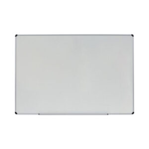 (UNV43725)UNV 43725 – Modern Melamine Dry Erase Board with Aluminum Frame, 72 x 48, White Surface by UNIVERSAL OFFICE PRODUCTS (1/EA)