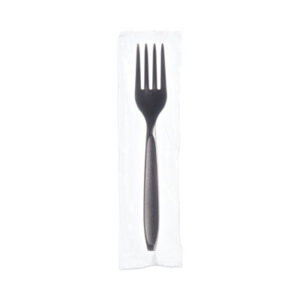 (SCCRSK10004)SCC RSK10004 – Reliance Mediumweight Cutlery, Fork, Black, 1,000/Carton by DART (1000/CT)
