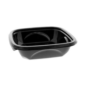 (PCTSAB0724)PCT SAB0724 – EarthChoice Square Recycled Bowl, 24 oz, 7 x 7 x 1.52, Black, Plastic, 300/Carton by PACTIV EVERGREEN CORPORATION (300/CT)